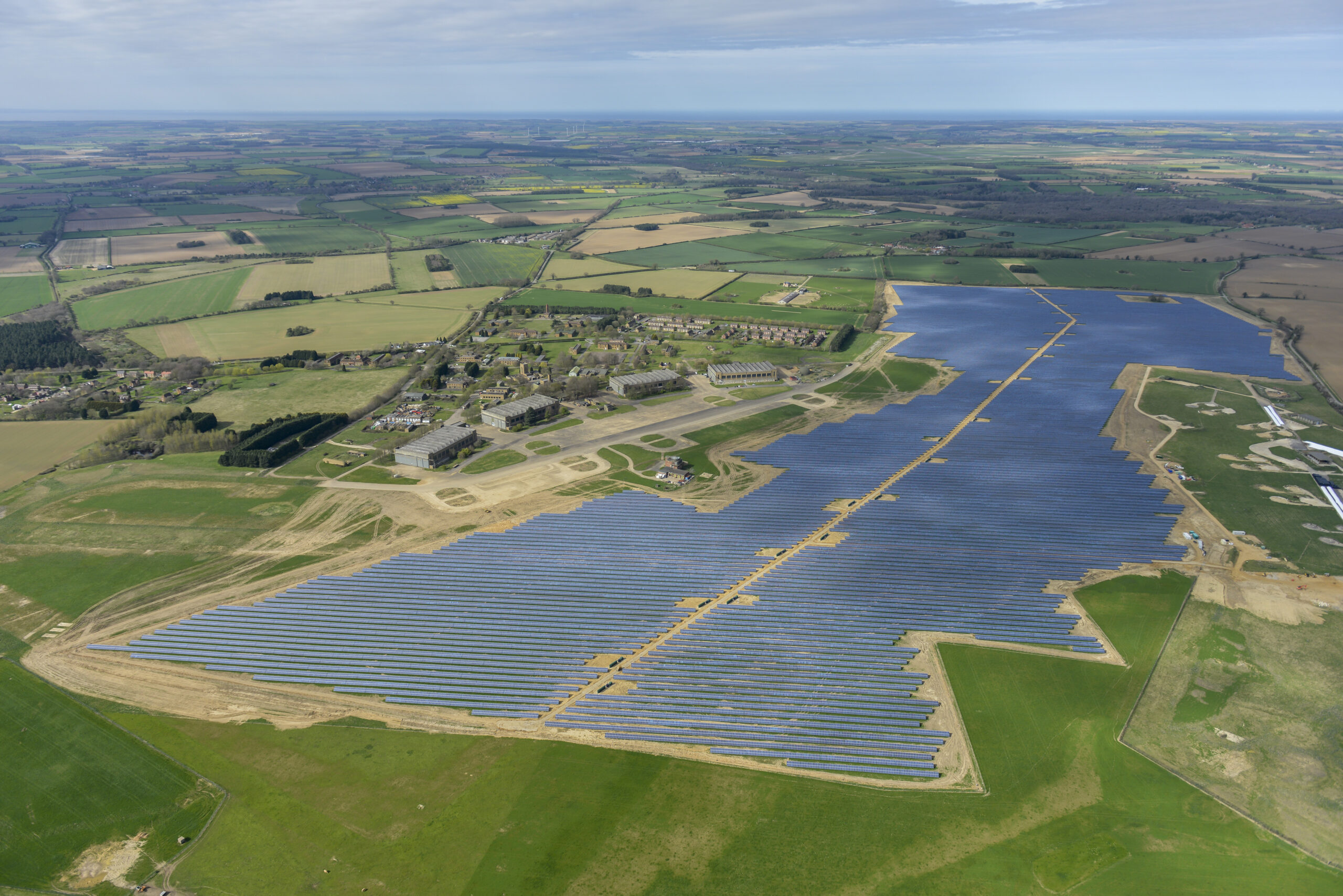 West Raynham solar farm site