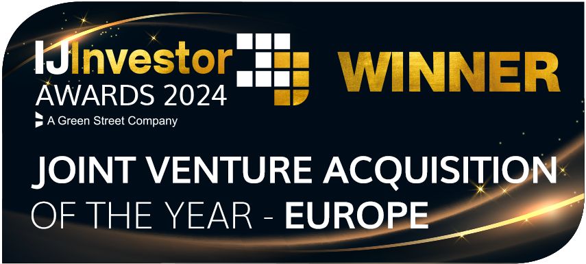 IJInvestor Awards 2024 - Joint Venture Acquisition of the Year - Europe. 